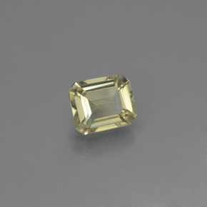 Diasporo cangiante naturale multicolore da 0,88 ct, taglio smeraldo, VVS-VS