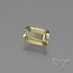 Diaspro cangiante Giallo brunastro naturale da 1.03 ct, Taglio smeraldo, VVS-VS