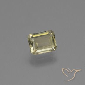 Diaspro cangiante Giallo dorato molto chiaro naturale da 1.00 ct, Ottagonale / Taglio smeraldo, VVS-VS