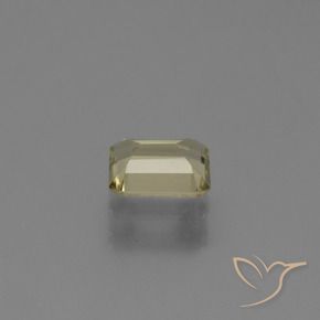 Diaspro cangiante Giallo dorato molto chiaro naturale da 1.00 ct, Ottagonale / Taglio smeraldo, VVS-VS
