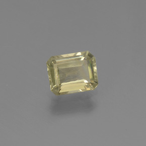 Diasporo cangiante naturale cangiante da 1,17 ct, taglio smeraldo, VS