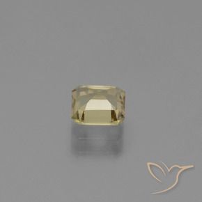 Diaspro cangiante Giallo pallido naturale da 0.84 ct, Ottagonale / Taglio smeraldo, VS
