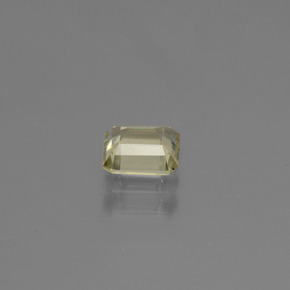Diasporo cangiante naturale giallo da 0,74 ct, taglio smeraldo, VVS-VS