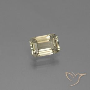 Diaspro cangiante Giallo terroso naturale da 0.88 ct, Ottagonale / Taglio smeraldo, VVS-VS