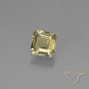 Diaspro cangiante Giallo terroso naturale da 0.84 ct, Ottagonale / Taglio smeraldo, VVS-VS