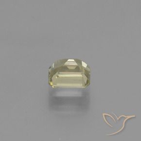 Diaspro cangiante Giallo molto chiaro naturale da 0.74 ct, Ottagonale / Taglio smeraldo, VS
