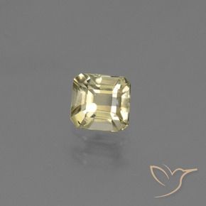 Diaspro cangiante Giallo molto chiaro naturale da 0.77 ct, Ottagonale / Taglio smeraldo, VS