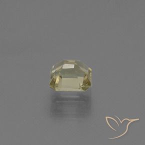 Diaspro cangiante Giallo molto chiaro naturale da 0.77 ct, Ottagonale / Taglio smeraldo, VS