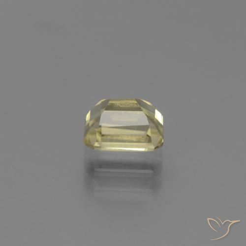 Diaspro cangiante Giallo Beige naturale da 0.96 ct, Ottagonale / Taglio smeraldo, VVS-VS