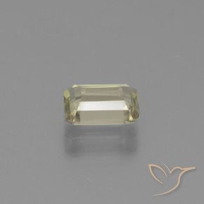Diaspro cangiante Giallo molto chiaro naturale da 0.86 ct, Ottagonale / Taglio smeraldo, VVS-VS