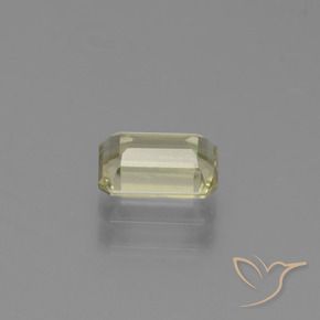 Diaspro cangiante Giallo chiaro naturale da 1.00 ct, Ottagonale / Taglio smeraldo, VVS-VS