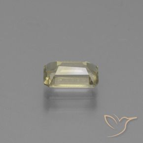 Diaspro cangiante Giallo morbido naturale da 0.90 ct, Ottagonale / Taglio smeraldo, VVS-VS