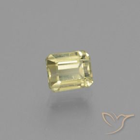 Diaspro cangiante Giallo chiaro naturale da 1.09 ct, Ottagonale / Taglio smeraldo, VS