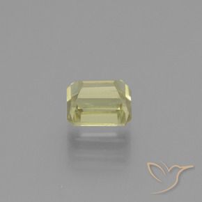 Diaspro cangiante Giallo chiaro naturale da 1.09 ct, Ottagonale / Taglio smeraldo, VS