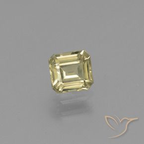 Diaspro cangiante Giallo morbido naturale da 0.87 ct, Ottagonale / Taglio smeraldo, VS