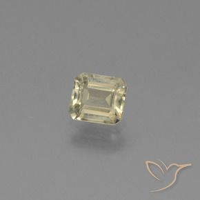 Diaspro cangiante Giallo caldo naturale da 0.80 ct, Ottagonale / Taglio smeraldo, VVS-VS