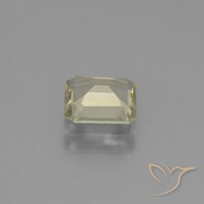 Diaspro cangiante Giallo molto pallido naturale da 0.95 ct, Ottagonale / Taglio smeraldo, VS
