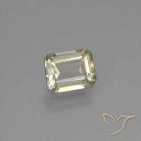 Diaspro cangiante Giallo molto chiaro naturale da 0.85 ct, Ottagonale / Taglio smeraldo, VS
