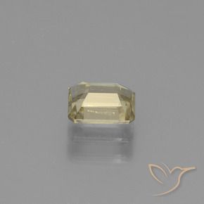 Diaspro cangiante Giallo terroso naturale da 0.86 ct, Ottagonale / Taglio smeraldo, VS