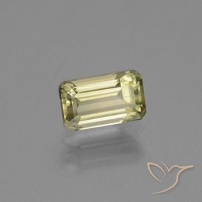 Diaspro cangiante Giallo chiaro naturale da 1.20 ct, Ottagonale / Taglio smeraldo, VS