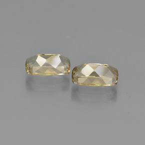 Gemme di Diaspro cangiante Giallo molto chiaro naturale da 2.67 ct, Taglio a cuscino, VS