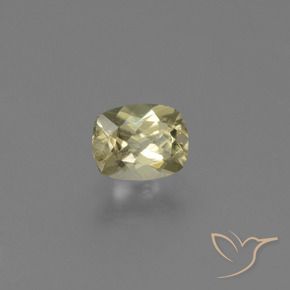 Diaspro cangiante Giallo pallido naturale da 0.76 ct, Cuscino, VS