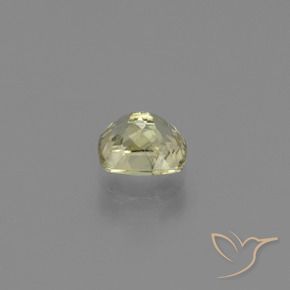 Diaspro cangiante Giallo pallido naturale da 0.86 ct, Cuscino, VS