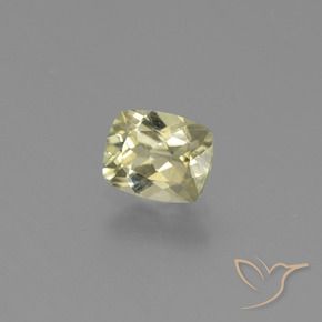 Diaspro cangiante Giallo molto chiaro naturale da 0.78 ct, Cuscino, VS