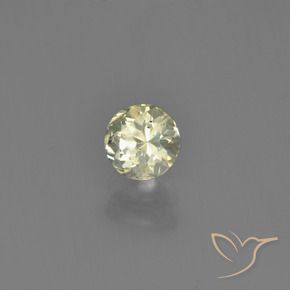 Diasporo cangiante naturale giallo da 0,61 ct, taglio rotondo, VS