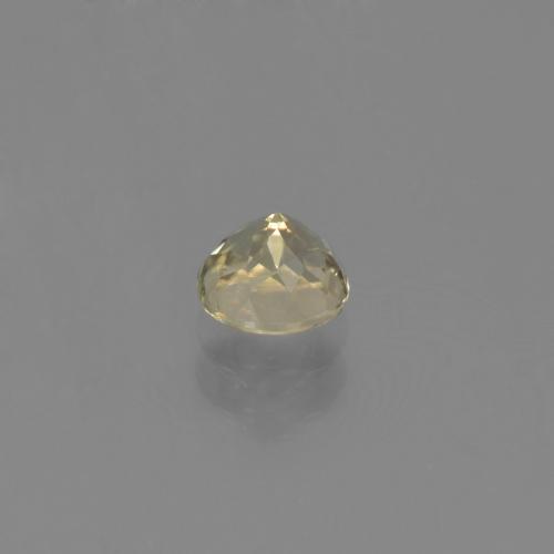 Diaspro cangiante Giallo molto chiaro naturale da 0.68 ct, Taglio rotondo, VS