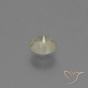 Diaspro cangiante Giallo chiaro naturale da 0.50 ct, Rotondo, VS