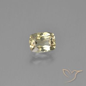 Diaspro cangiante Giallo molto chiaro naturale da 0.87 ct, Cuscino, VVS-VS