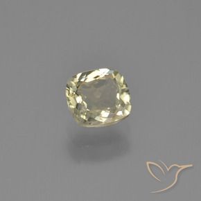 Diaspro cangiante Giallo molto chiaro naturale da 0.81 ct, Cuscino, VVS-VS