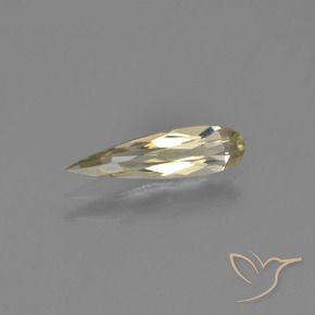 Diaspro cangiante Giallo terroso naturale da 0.82 ct, Forma a pera, VVS-VS