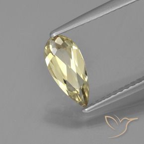 Diaspro cangiante Giallo terroso naturale da 0.80 ct, Forma a pera, VVS-VS