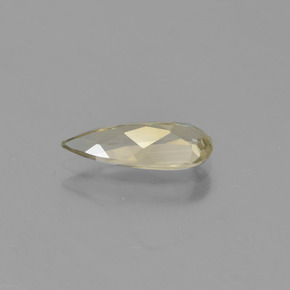 Diasporo cangiante naturale giallo da 1,29 ct, taglio a pera, VS