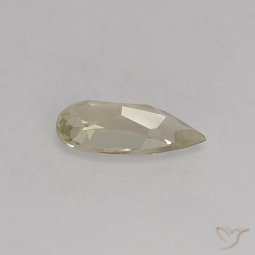 Diasporo cangiante naturale giallo da 1,00 ct, taglio a pera, VVS-VS