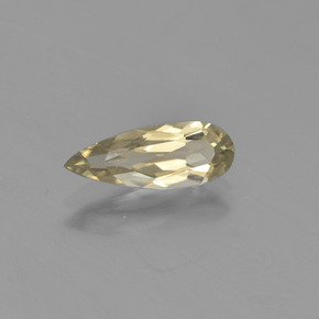 Diasporo cangiante naturale giallo da 1,30 ct, taglio a pera, VVS-VS
