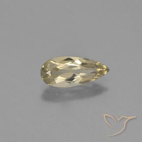 Diaspro cangiante Giallo caldo naturale da 1.15 ct, Forma a pera, VVS-VS