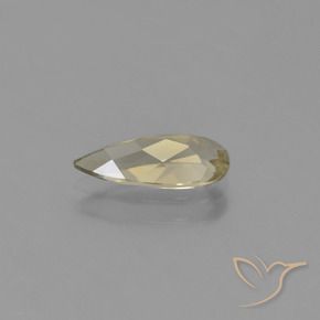 Diaspro cangiante Giallo caldo naturale da 1.15 ct, Forma a pera, VVS-VS