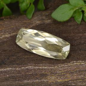 Diaspro cangiante Giallo chiaro naturale da 1.17 ct, Taglio a cuscino, VVS