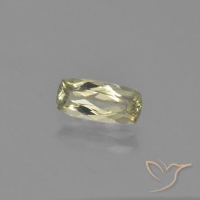 Diaspro cangiante Giallo chiaro naturale da 1.01 ct, Cuscino, VVS
