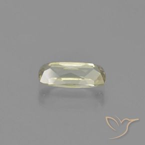 Diaspro cangiante Giallo molto pallido naturale da 1.24 ct, Cuscino, VVS