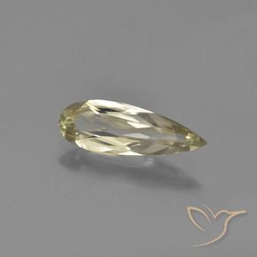 Diaspro cangiante Giallo brunastro naturale da 1.22 ct, Forma a pera, VVS