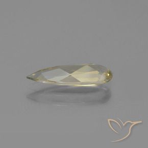 Diaspro cangiante Giallo brunastro naturale da 1.22 ct, Forma a pera, VVS