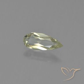 Diaspro cangiante Giallo brunastro naturale da 0.63 ct, Forma a pera, VVS-VS