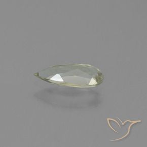 Diaspro cangiante Giallo brunastro naturale da 0.63 ct, Forma a pera, VVS-VS