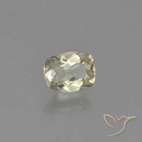 Diaspro cangiante Giallo pallido naturale da 0.61 ct, Cuscino, VS