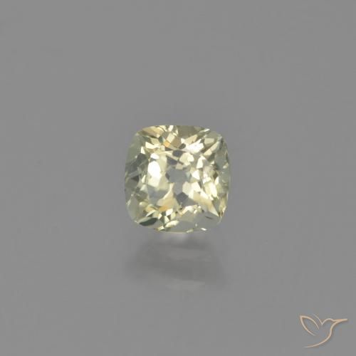 Diaspro cangiante Giallo chiaro naturale da 0.65 ct, Cuscino, VS