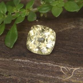 Diaspro cangiante Giallo chiaro naturale da 0.78 ct, Cuscino, VS